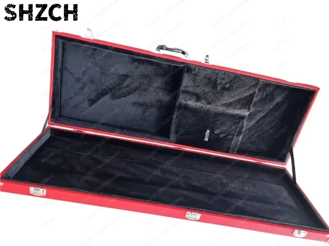 Deluxe Padded Guitar Case - Universal Protection for Electric Guitars, Fits Most Models, Durable Exterior with Straps