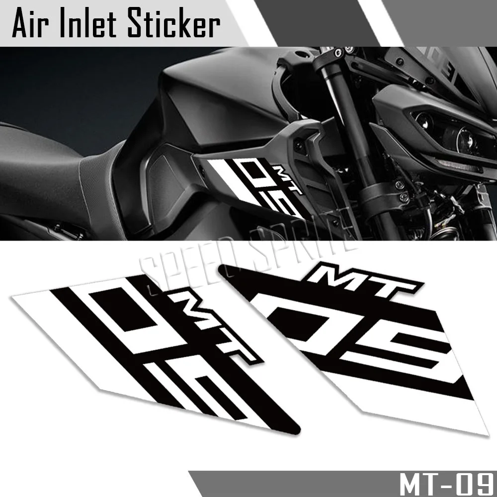 

For MT-09 MT 09 MT-09SP MT09 Sticker Air Inlet Decals Intake Scoop Logo Accessories 2019 2018 2017 2016 2015 2014