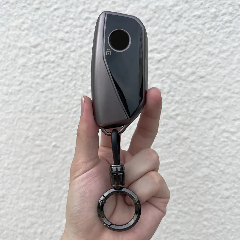 

For BMW X1 U11 X7 G07 XM G09 I7 G70 X5 G05 LCI IX IX40 I20 U06 G81 M3 Series 5 7 G60 2023 2024 Car Key Case Cover Accessories
