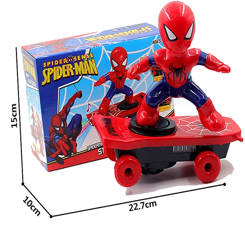 Disney Frozen 2 Electric Tricycle Snow Treasure Spider-Man Captain America Stunt Light Music Balance Car Children\'s Gift Toys