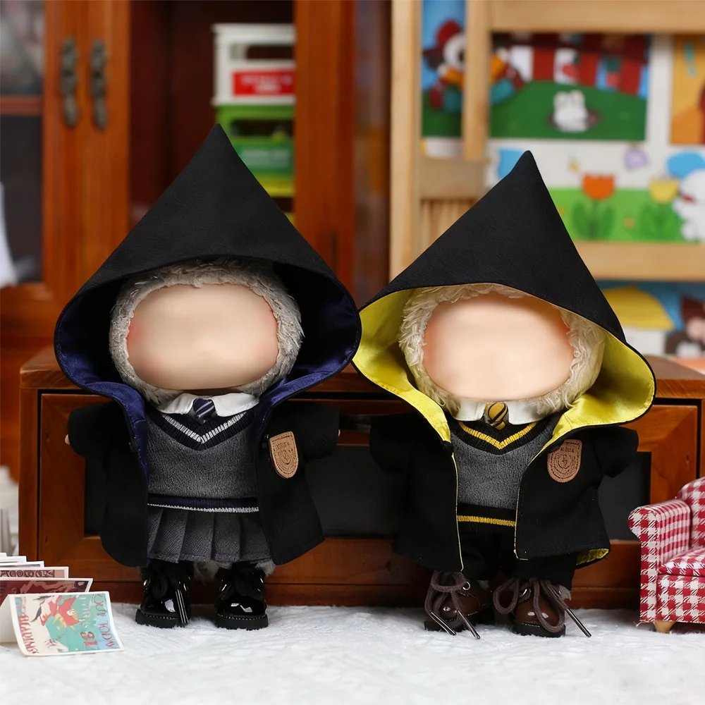 

For V1 V2 V3 Labubu Doll Clothes Magician Clothing Set Luxury Outfit 17cm Doll Accessories Mini Keychain Pendant Decoration