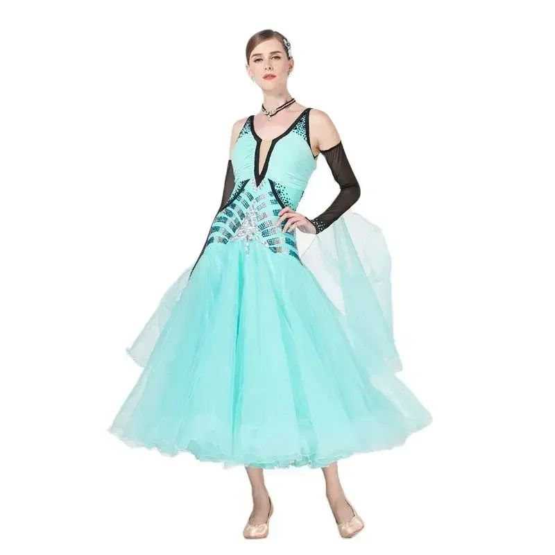 

Robes Habillées Sur Mesure New Ballroom Dance Latin Dresses, Dresses Competition Women Customized