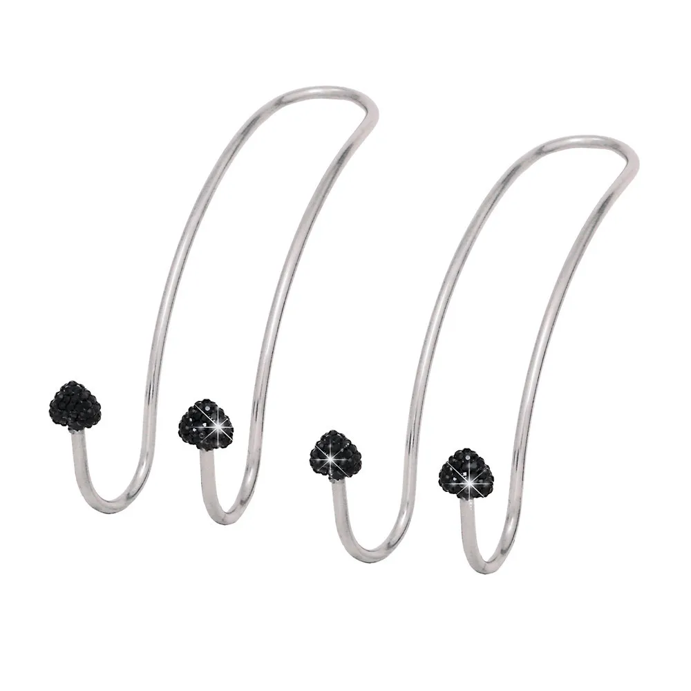 2Pcs  Auto Hooks Bling Car Hangers Organizer Seat Headrest Hooks Strong and Durable Backseat Hanger Storage Universal