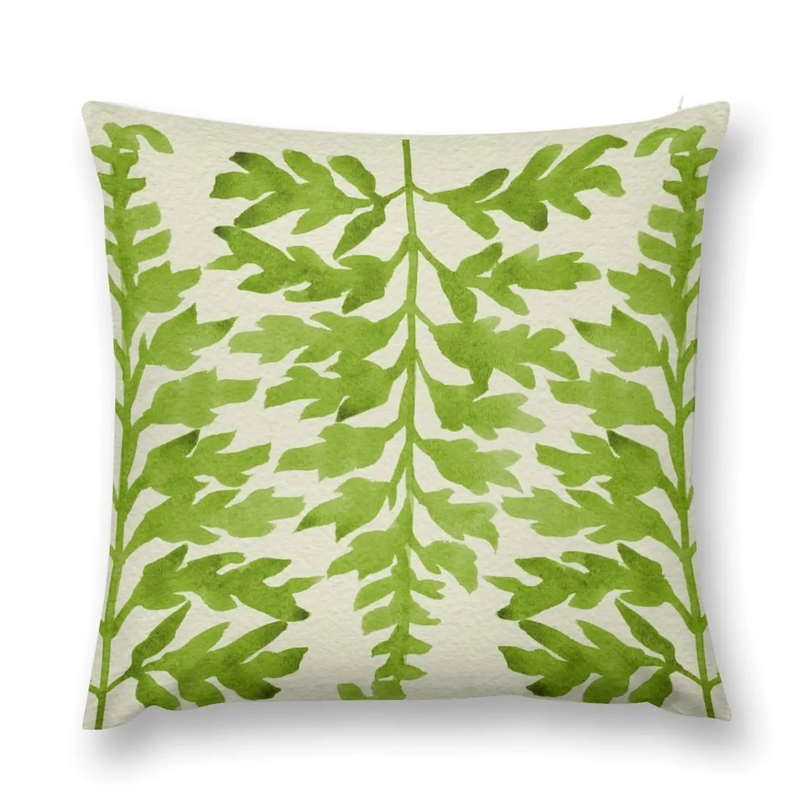 

Lime Fern Throw Pillow Embroidered Cushion Cover Luxury Living Room Decorative Cushions Couch Pillows sleeping pillows pillow