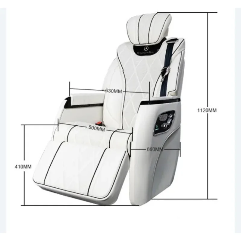 High Quality Luxury Custom Folding Leather Adult Car Seat For MPV Vehicle