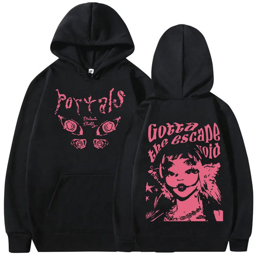 Retro Melanie Martinez Portals 2024 Print Hoodie Man Woman Aesthetic Fashion Clothing Sweatshirt Fleece Pullover Oversized Hoody