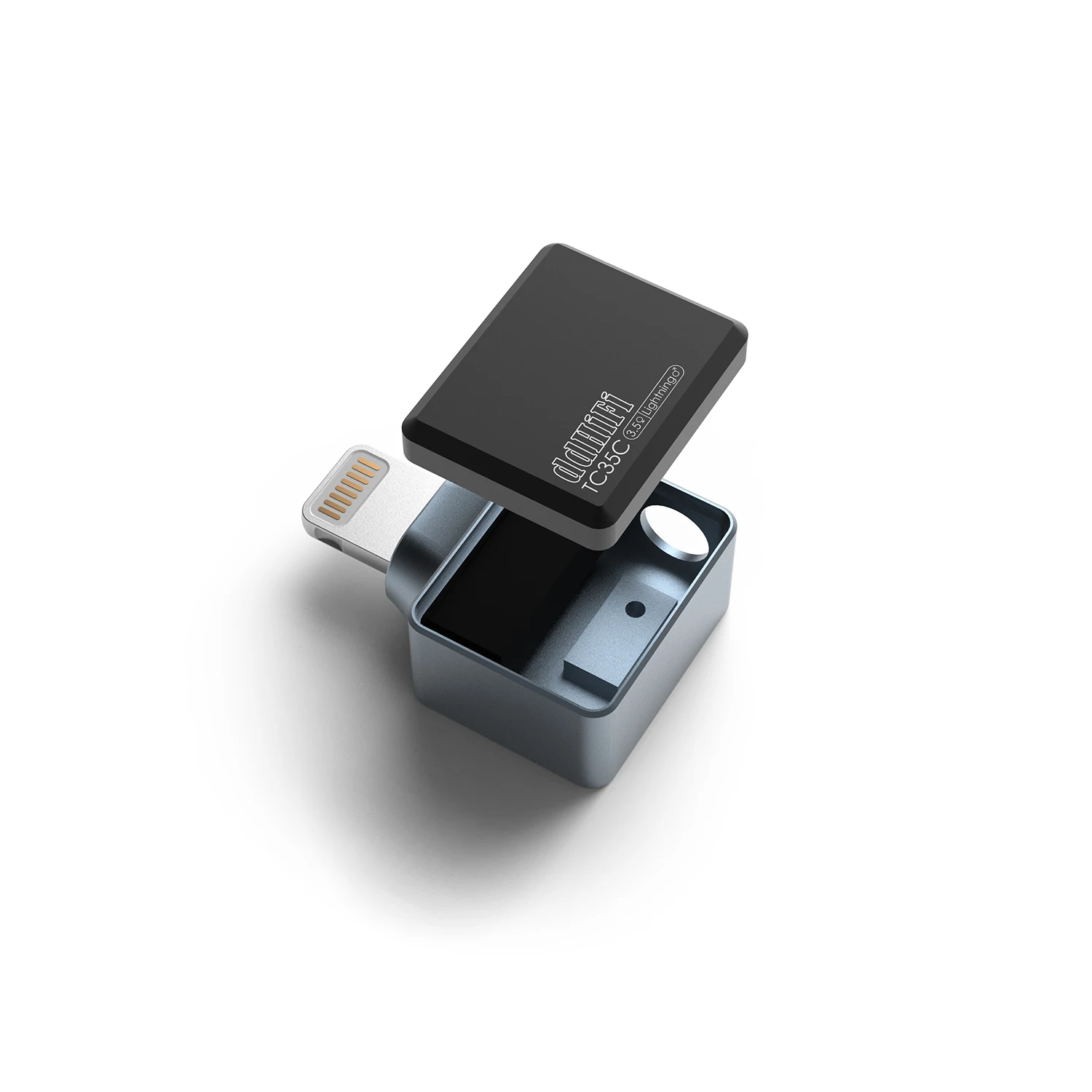 Hi-FiコンバーターTc35c,3.5mm,プラグ付き,アルミニウム合金,iphone,ipad,ipod用のT字型otgプラグ付きアダプタ