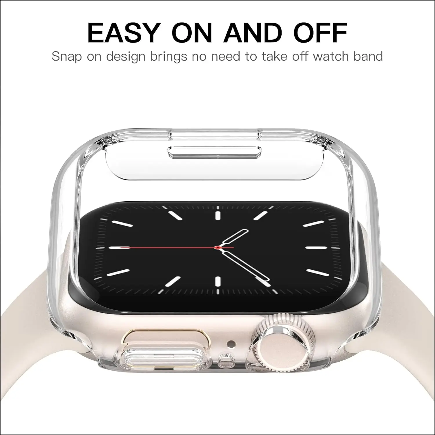 Apple Watch 케이스 용 화면 보호기 45mm 41mm 44MM 40MM 42mm 38MM 전체 TPU 범퍼 커버 액세서리 iwatch 시리즈 9 8 7 SE 6 3