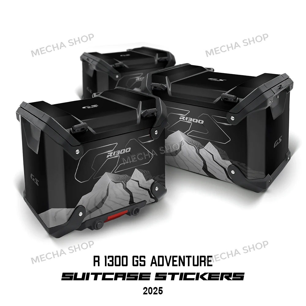

Для R1300GSA R 1300 GS Adventure 2025 комплект наклеек на чемодан, аксессуары, наклейка на багаж, защитная наклейка на чемодан