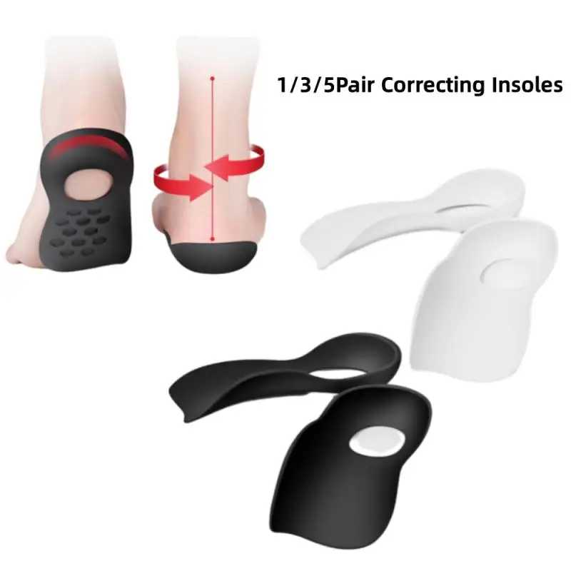 1 Pairs Orthotic Correcting Insoles For Flat Foot O-shaped Legs Correction Arch Support Plantar Fasciitis Orthopedic Insoles