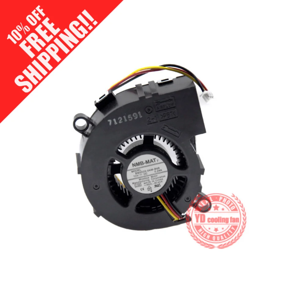 NEW NMB-MAT Minebea BM5020-04W-B30 B49 5020 12V Projector turbine Blower 5CM cooling fan