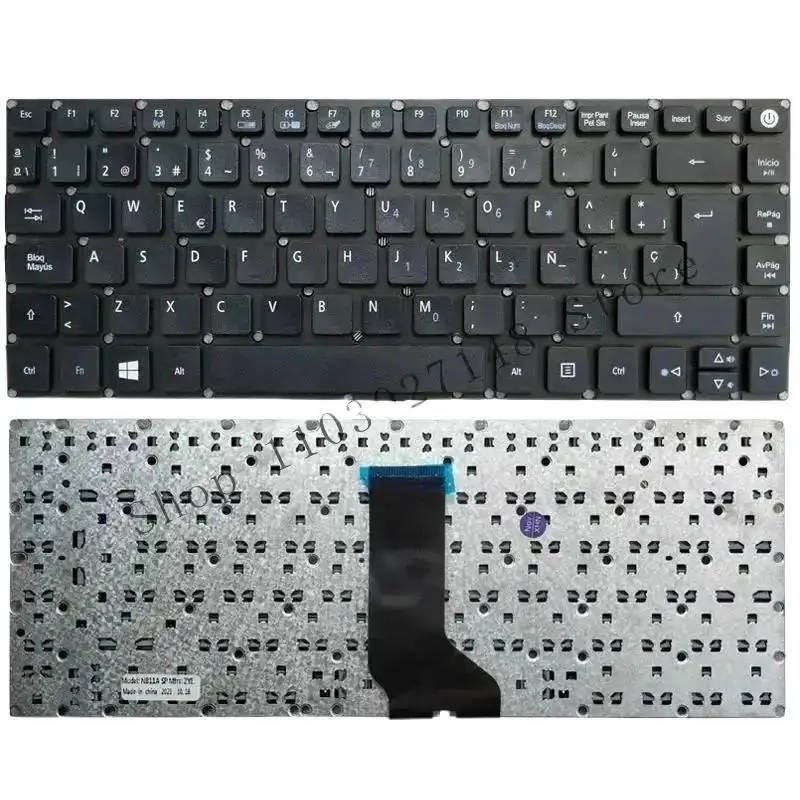 

НОВАЯ испанская клавиатура для ноутбука SP для E5-475G E5-475 E5-476G E5-422 E5-422G E5-452G ES1-420 E5-491 E5-491G &&