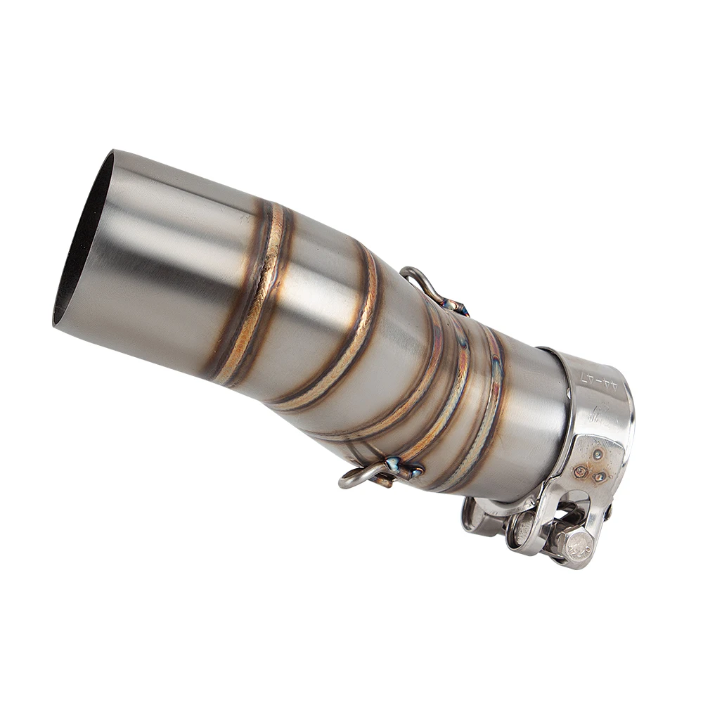For CFMOTO 450MT ADV Motorcycle Exhaust Modify Kit Stainless 51mm Interface Escape Middle Link Adapter Pipe