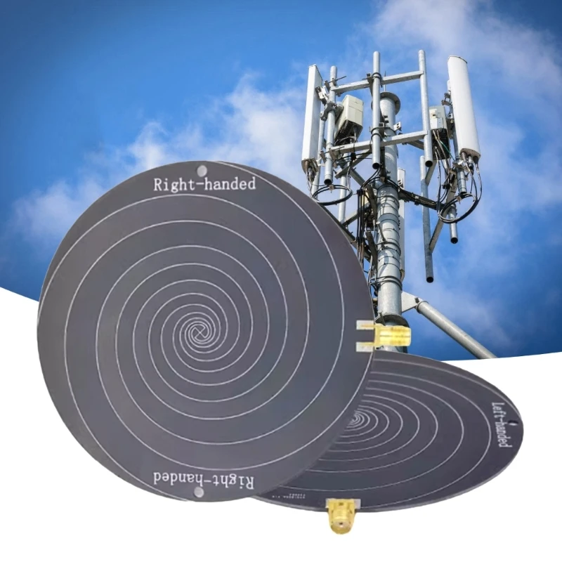 Antennes directionnelles 2,4 GHz Antennes spirales à gains élevés 6 dBi Antennes polarisées circulairement Antennes 0,51-10 Ghz