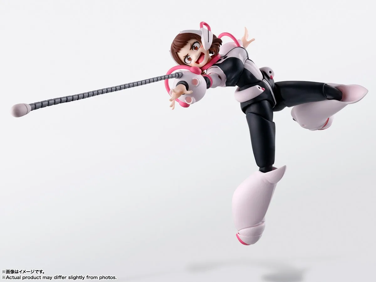 

В наличии подлинная фигурка BANDAI SHFiguarts My Hero Academia Ochaco Uraraka, аниме, экшн-модель, игрушка
