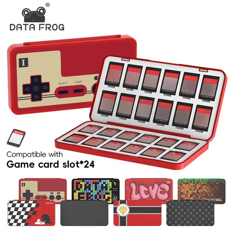 24 in 1 Game Card Case for Switch/Switch OLED Cartridge Storage Box Chip Holder Cover
