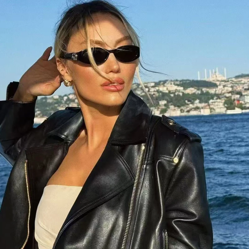 

Motorcycle Fashion Polygon Sunglasses Women Men Trendy Cool Multi Color Sun Glasses Ladies Street Shot Retro Premium Eyewear