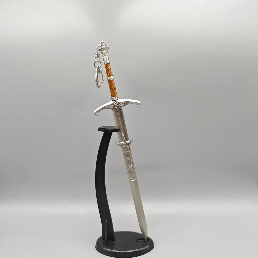 بوابة Baldur 3 لعبة سبيكة محيطية سيف أسلحة العدالة نموذج 1:6 الحرف الحلي الهدايا اللعب سلسلة المفاتيح جمع 22 سنتيمتر #3