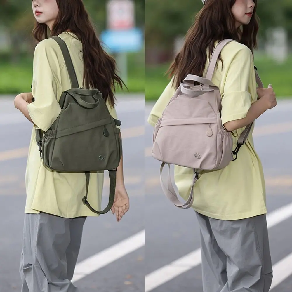 

Многофункциональный женский повседневный рюкзак большой вместимости из нейлоновой ткани на молнии, нагрудная сумка-трансформер, сумка для ежедневного использования