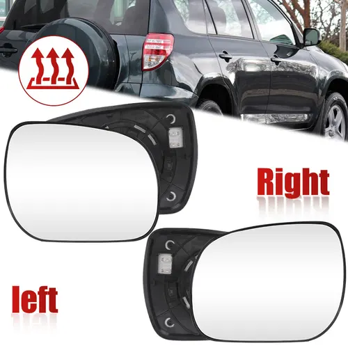 87931-42880 Espejo retrovisor izquierdo y derecho con placa de cristal para Toyota Rav4 2006 2007 2008 2009 2010 2011 2012 lente de espejos