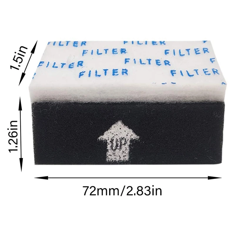 16 Pack เปลี่ยนโฟมสูญญากาศ Pre-Filter ชุดสําหรับ Hoover Impulse BH53020 เครื่องดูดฝุ่นไร้สาย,เปรียบเทียบกับ 440012835