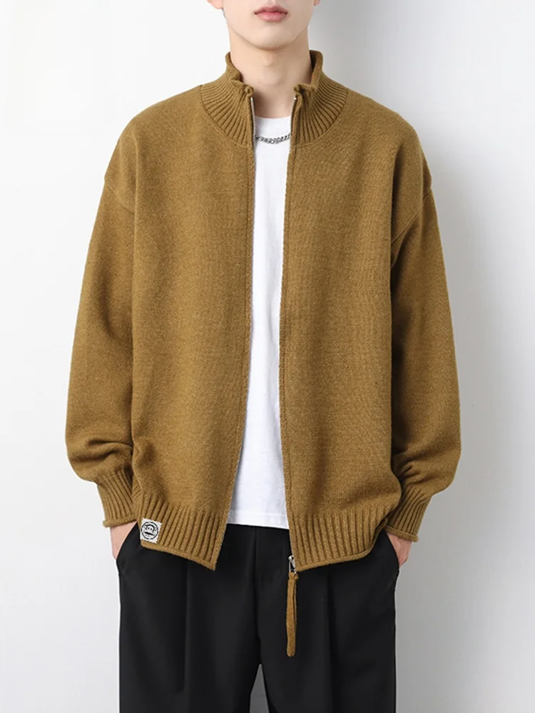 

PaulFrank M Lazy Sle Knitted Open Cardigan Sweater Autumn Winter Loose Casual Knitwear Big Mouth Monkey Design Polyester...