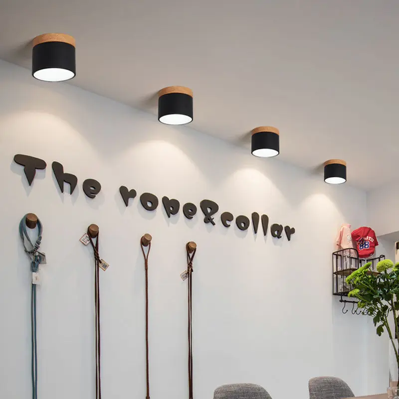 Luz de entrada Bay Window Balcón Macaron Pasillo Pasillo Techo Led Superficie Downlight