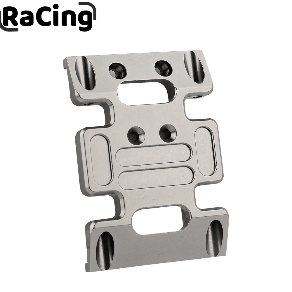 1pc Metal Aluminum Alloy Chassis Gearbox Mount Transmission Holder Skid Plate for 1/10 RC Crawler Axial SCX10 Upgrade Parts