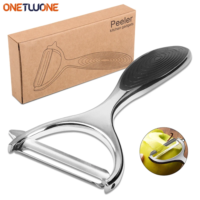 Vegetable, Apple Peelers for kitchen,Fruit,Carrot,Veggie,Potatoes Peeler, Stainless Steel Sharp Blade Ergonomic Non-Slip Handle