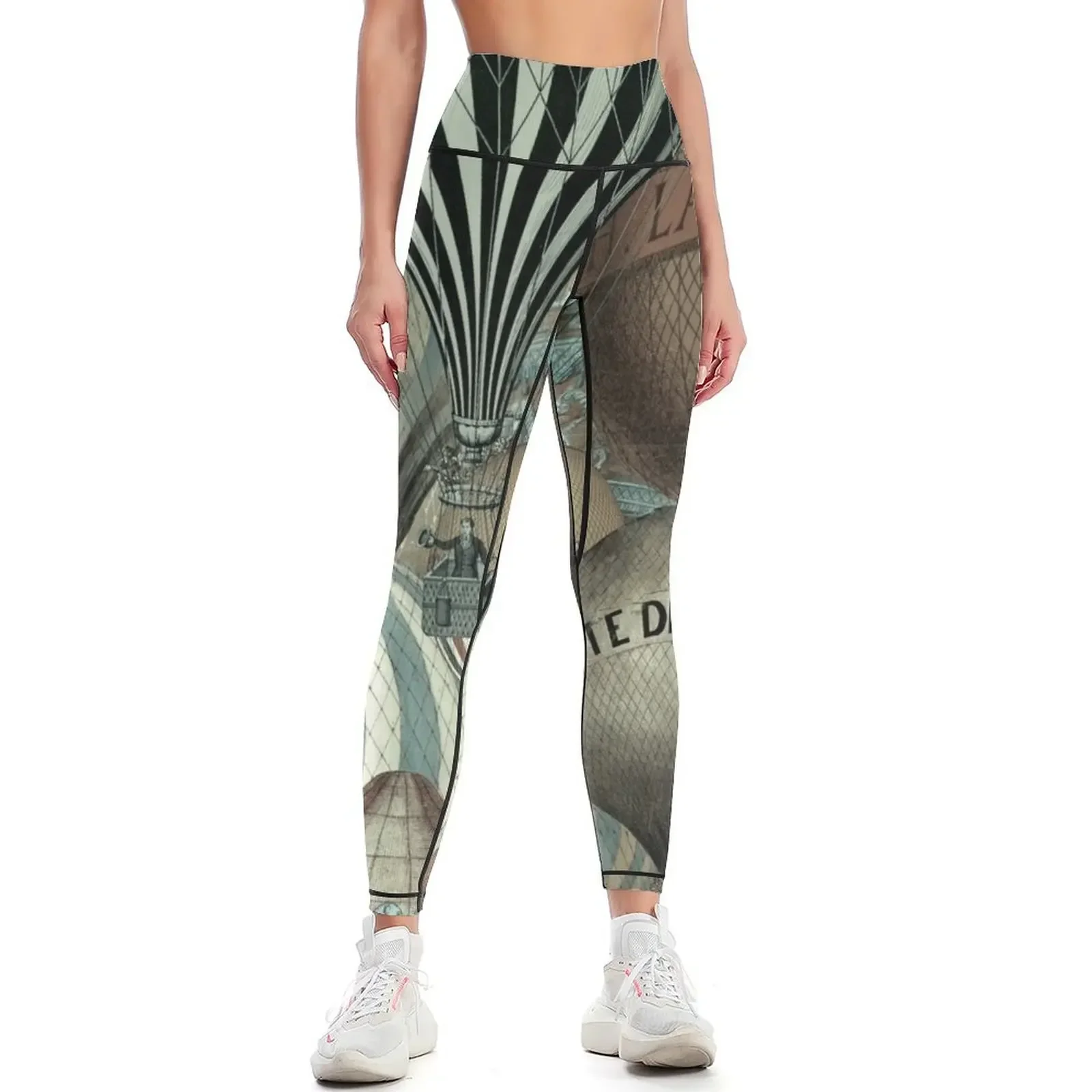 

Vintage Hot Air Balloon Leggings sportswear for gym sports shirts gym sports for gym joggers for Womens Leggings