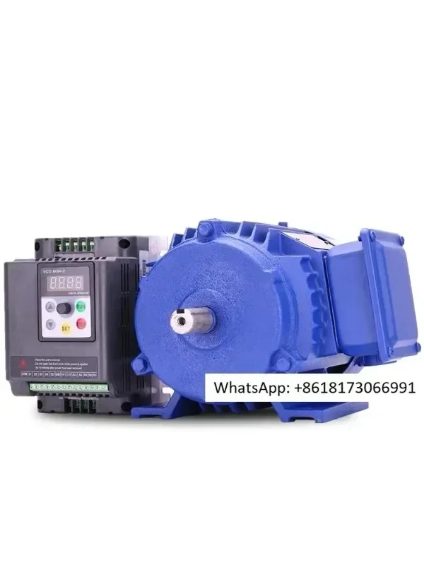 Variable speed motor 220V infinitely variable speed low-speed asynchronous electric two-phase frequency converter