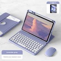 360 Degree Rotating For Huawei Matepad 11 2023 Model Tablet Keyboard Protection Case Transparent Pen Slot Dustproof