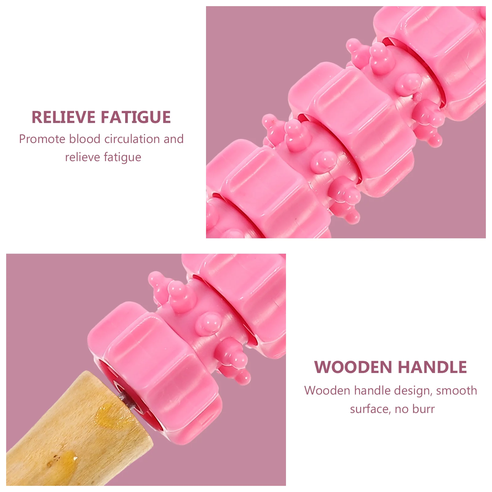 أداة اللياقة البدنية 1 قطعة الكربون الصلب PVC تدليك الأسطوانة عصا العضلات مدلك الساق التخسيس العملي الاستخدام اليومي الصحة