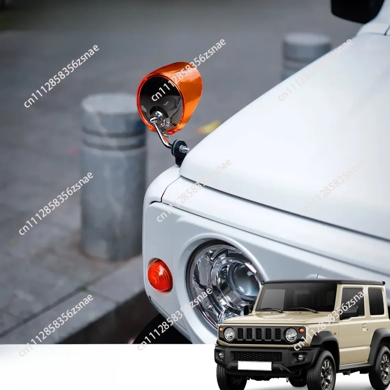 Retro Large‑View Side Mirror Blind Spot Auxiliary Sand Block Mirror Fit for New Jimny Car Exterior Modification Accessories