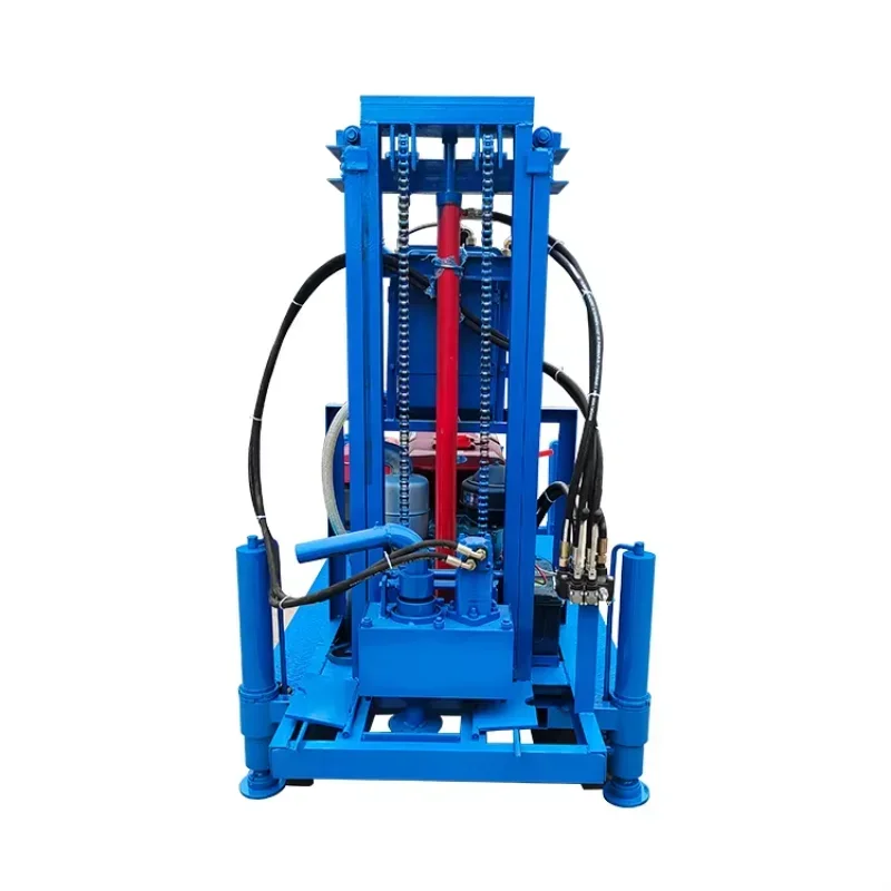 Borehole Water Well Drill Rig Portable 150M Deep Drilling Machine High Efficiency Perforadora Para Pozo De Agua De 200 Metros