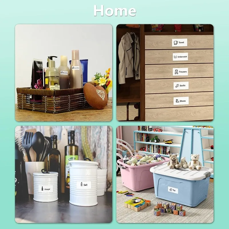 Picture 5: Straight Thermal E-commerce Half Inch Label Machine Office Kitchen USB+Bluetooth Connection Printing Label Machine