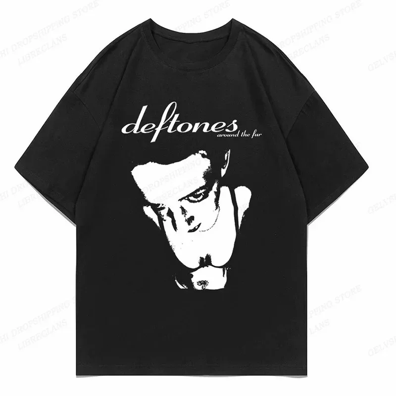 

Мужская футболка Deftones, милые модные топы с принтом, черная футболка, женская летняя футболка 90-х годов, футболка с рисунком для девочек, женские милые топы, футболка