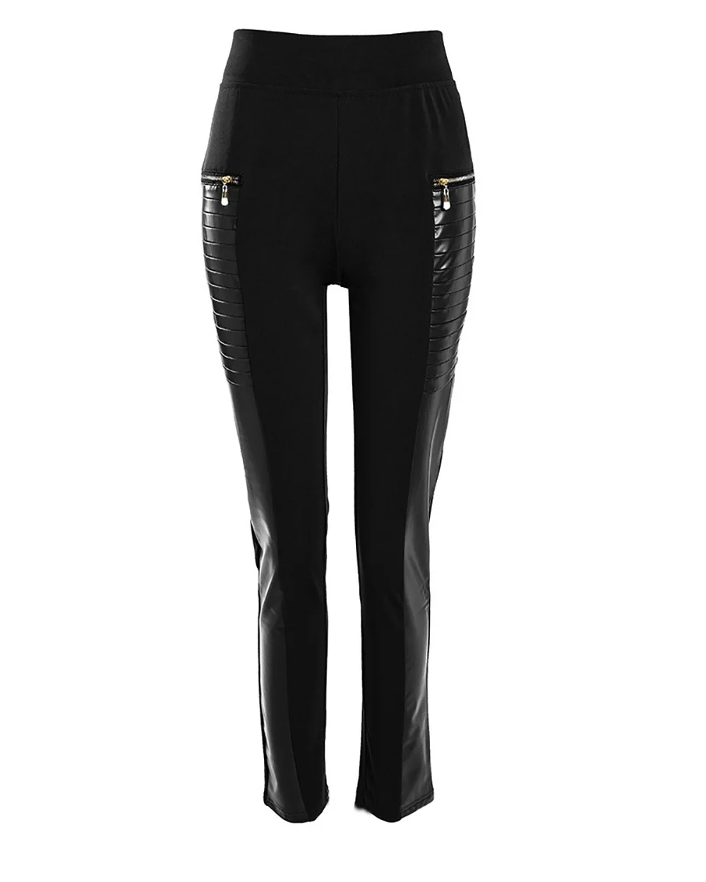 Women Long Pants Sexy Sheah Pencil Pant Slim Streetwear High Waist Zipper Mom Casual Streetwear Elegant Splice Y2k Capris 2025