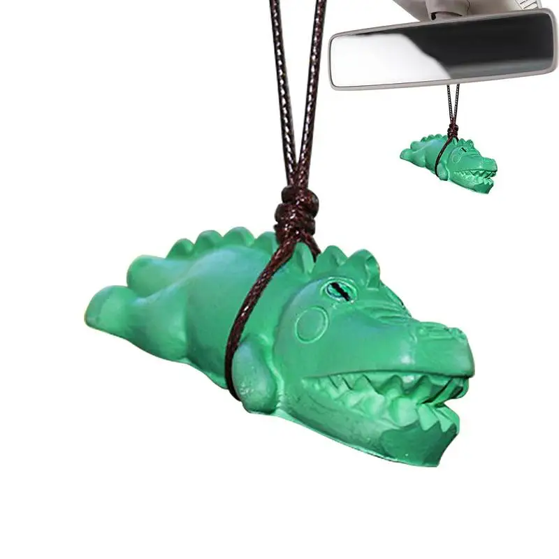 Crocodile Car Pendant Cartoon Swinging Car Pendant Portable Crocodile Car Interior Decoration Gift For Boyfriend Girlfriend