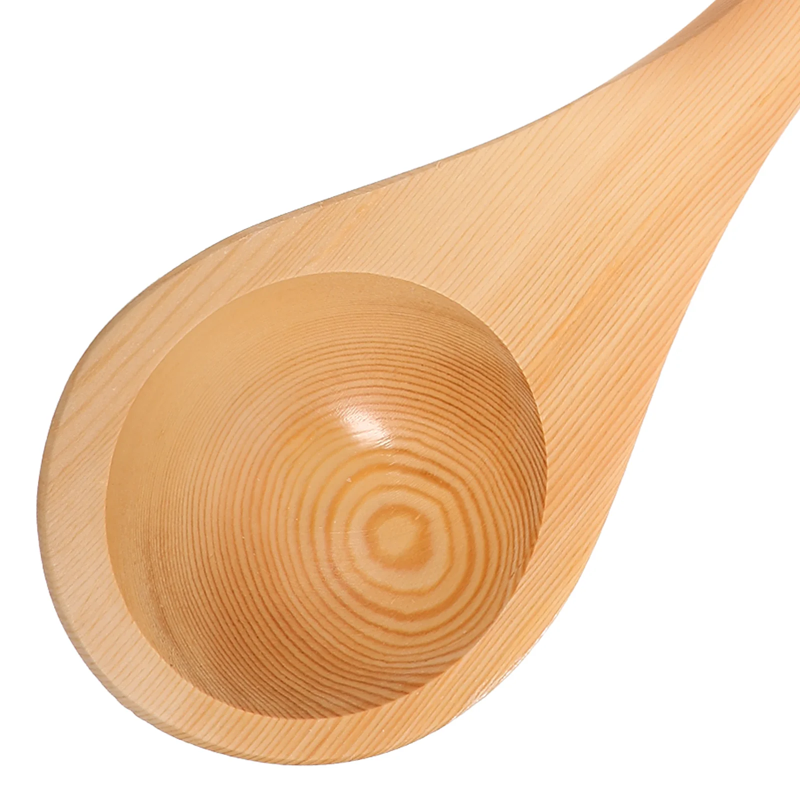 1 قطعة مغرفة خشب التنوب مقبض طويل مغرفة المياه للحمام ساونا غرفة البخار المطبخ حديقة متعددة الوظائف قحافة المياه المنزلية