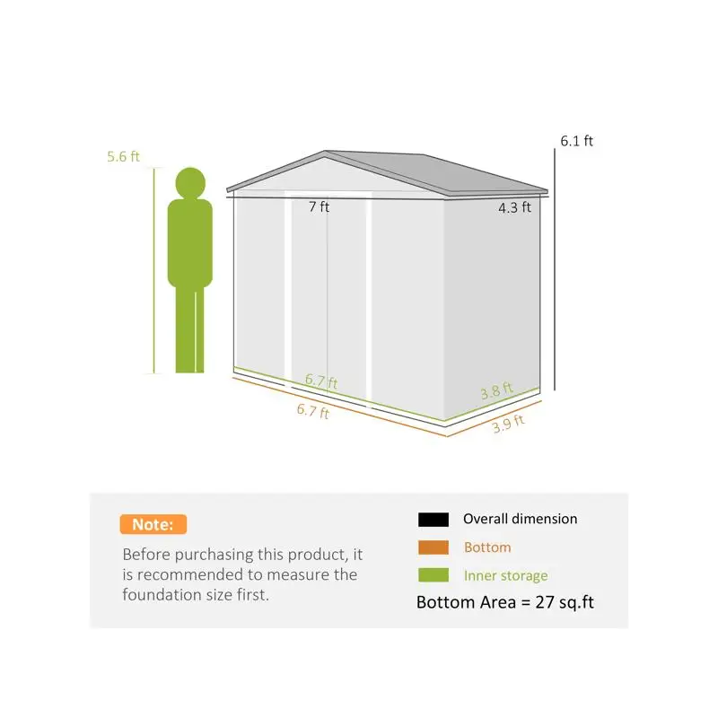 Aufbewahrungsschuppen für den Außenbereich für Gartengeräte – zuverlässiges und langlebiges Design für einfache Organisation