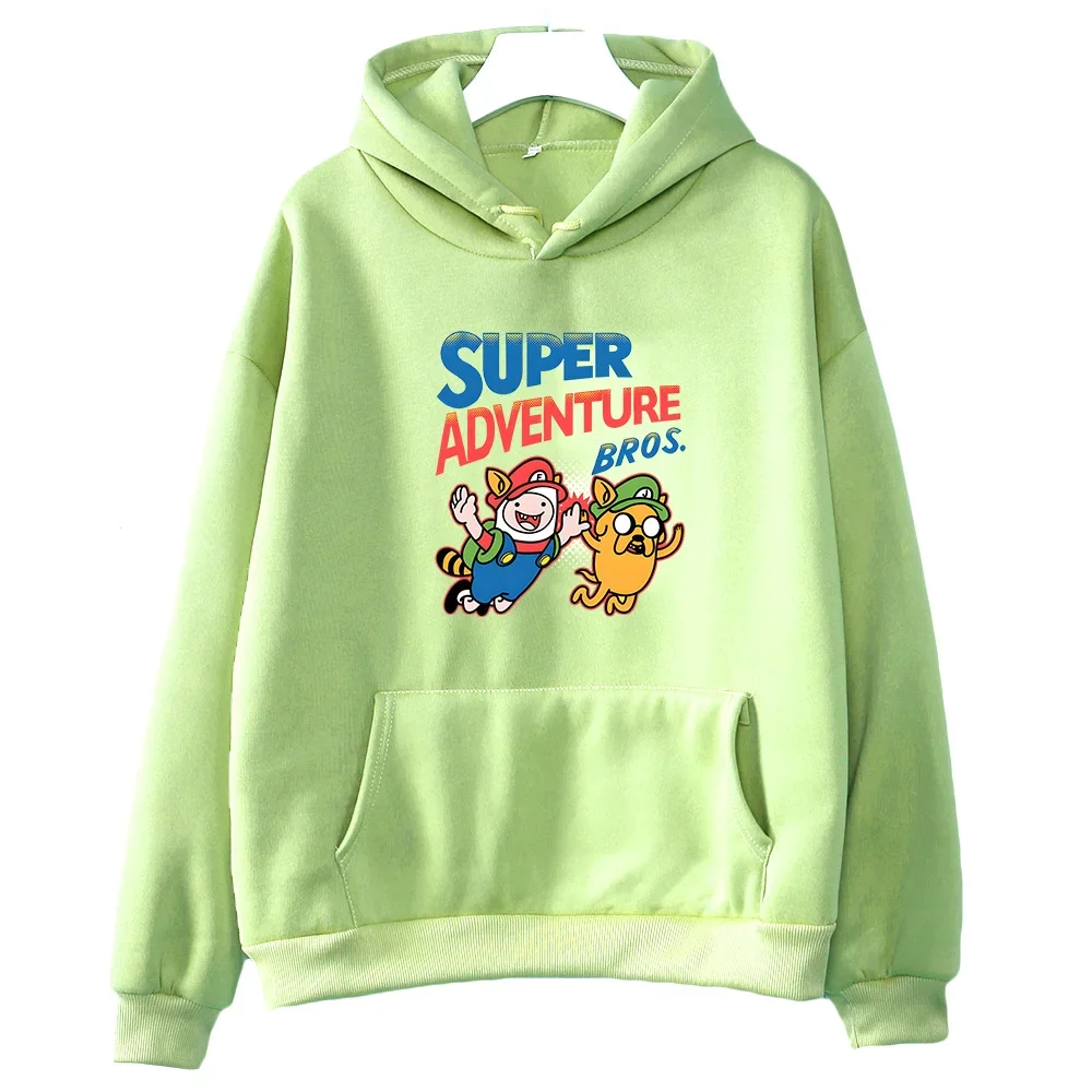 Adventuree Timee Finn and Jake Print Hoodie Women/men Cute Anime Clothes Autumn Casual Sweatshirt Long Sleeve O-neck Pullovers