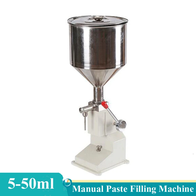 

2024 new Liquid Filling Machine Manual Cream Bottle Paste Lipgloss Lotion Honey Cosmetic Packing Filler Stainless Steel