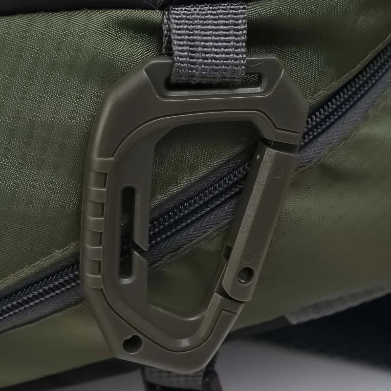 1/2 szt. Typ D plastikowa stal taktyczna Molle szybki haczyk wisząca klamra klip odkryty plecak kempingowy torba narzędzie EDC akcesoria — zdjęcie 5