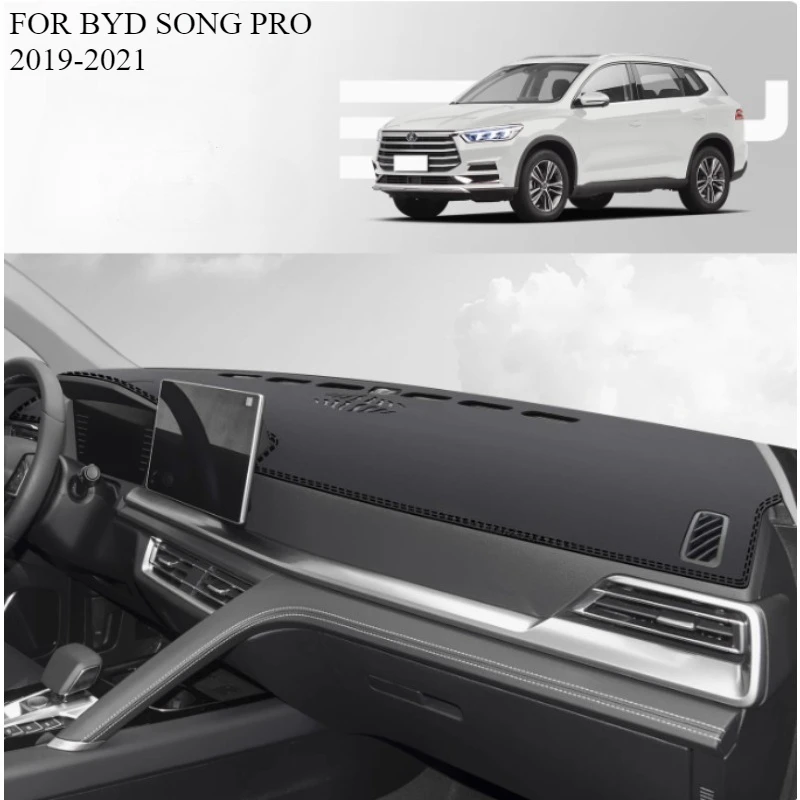 FOR BYD SONG PRO 2019-2021 Car Dash Mat Dashmat Dashboard Mat Cover Sun Shade Dash Board Cover Carpet  Accessories