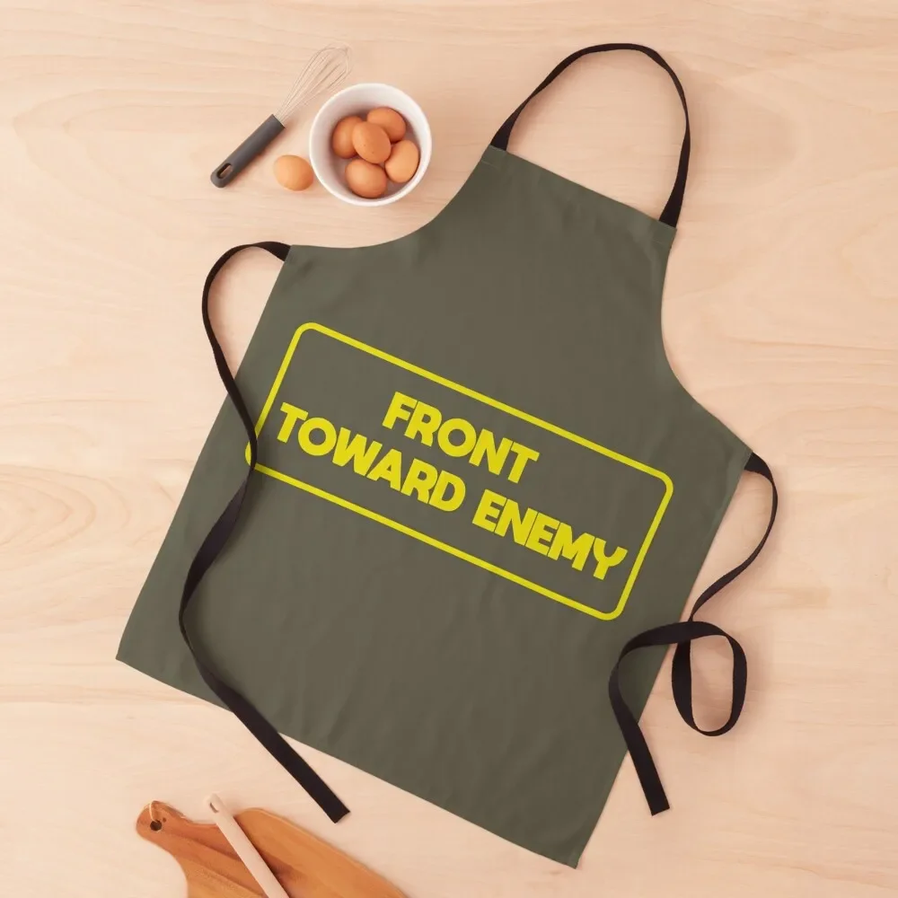 

Front Toward Enemy Apron for women halloween House Things For Home And Kitchen Kitchen And Home Items Apron