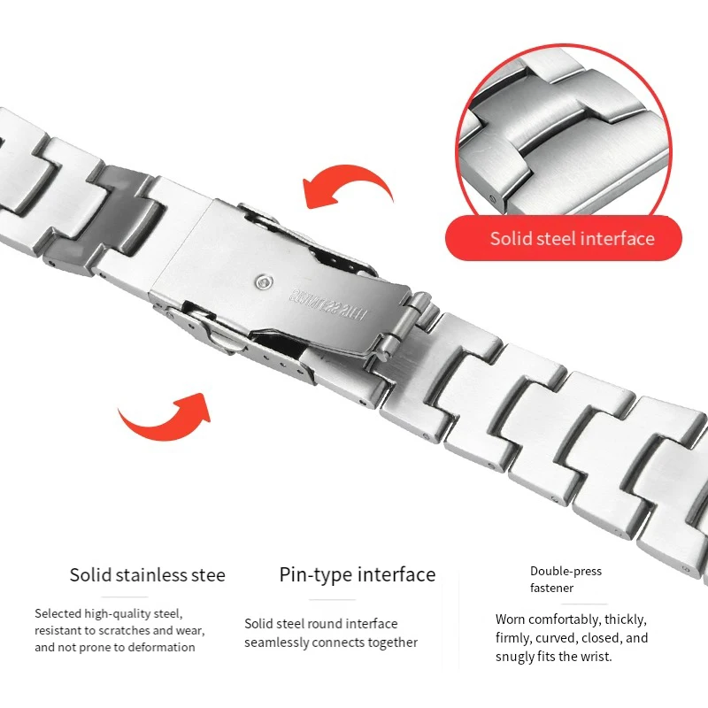 الصلب حزام الساعات ل كاسيو PRG-600 650 601/YB PRW-6600 6611 6621Y GA2000 2300 PRT-B50/70 PROTPEK PRW-35/51/60/30/61 23 24 مللي متر