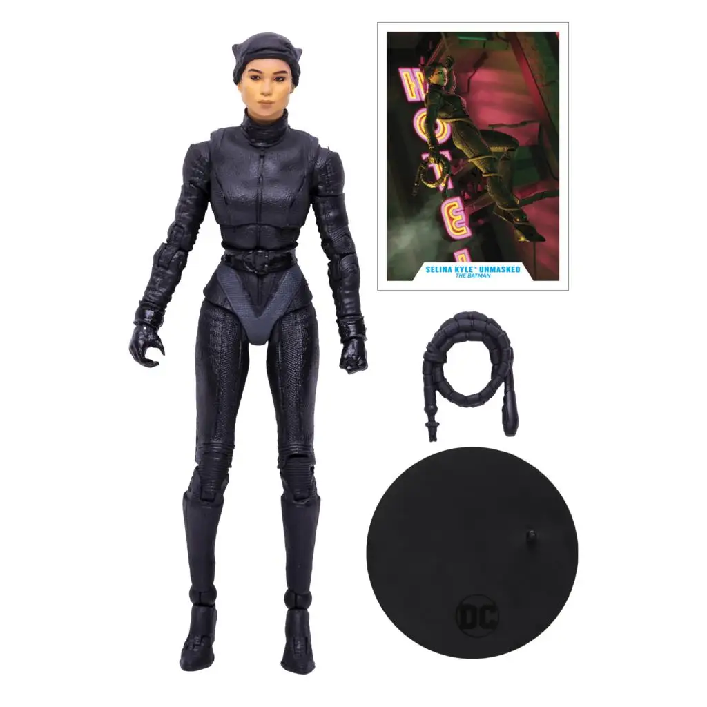 Catwoman Selina Kyle Unmasked Articulated Figure Model Toys 17cm