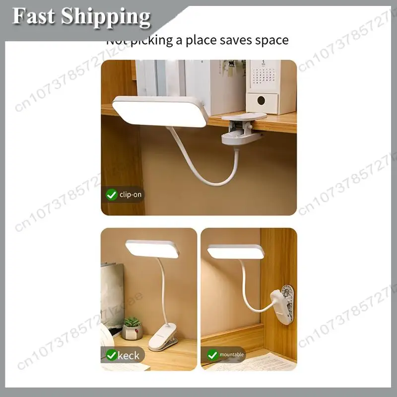 

-A99Z Eye-Caring LED Book Light With Adjustable Brightness & Color Modes, USB Rechargeable Reading Lamp Easy Install Easy To Use