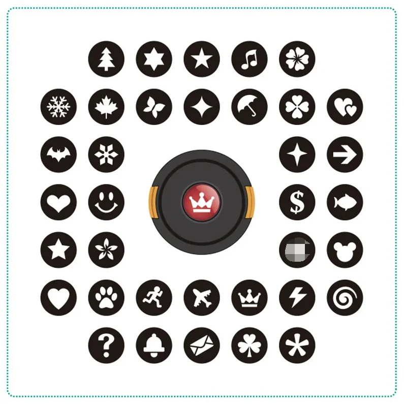 Bokeh Effect Lens Cap Cover Filter Bokeh Masters Lens Cap Kit for Artistic Romantic Creative Night Scene Photography Camera Lens